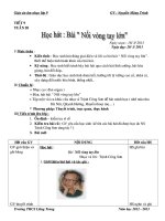 GIÁO ÁN ÂM NHẠC LỚP 9 TIẾT 9