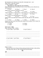 Đề kiểm tra giauwx điịnh kì 2 lớp 5