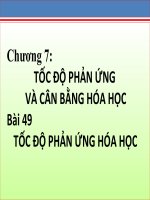 vận toc phản ứng