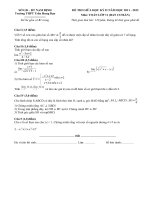 De thi Giua ki THPT Tran Hung Dao 2012