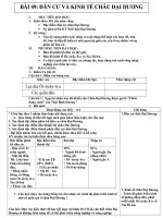 bài 49 dân cư và kinh tế châu dai dương