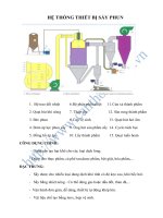 THIẾT KẾ HỆ THÓNG SẤY PHUN