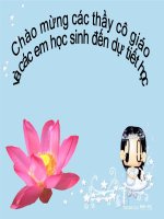 Tiet 54: Quy trinh to chuc bua an (T1)