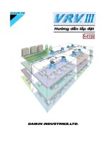 HƯỚNG DẪN LẮP ĐẶT MÁY LẠNH DAIKIN