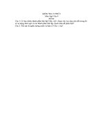 kiểm tra ngữ văn 15 phút (Vân 9c)