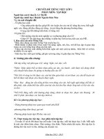 Chuyên đề Tiếng Việt lớp 1