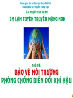 chuyen đề môi trường