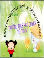 PT ĐA THỨC BẰNG PP DẠT NHÂN TỬ CHUNG