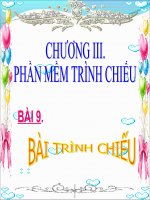 Bai 9 Phan mem trinh chieu