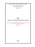môn công tác xã hội với người cao tuổi