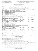 Đề thi HKII toán 9 ma trận+Đa