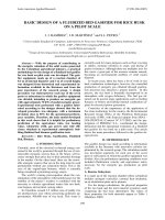 HỆ THỐNG KHÍ HÓA TẦNG SÔI