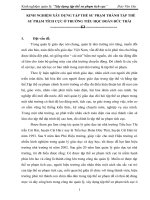 KINH NGHIỆM QUẢN LÝ