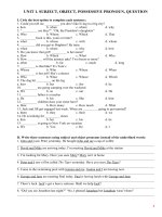 E 12 - ÔN TẬP NGỮ PHÁP CẢ NĂM