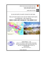dự án cấp nước và nước thải đô thị việt nam tiểu dự án xây dựng và cải tạo hệ thống thoát nước thị xã bỉm sơn – tỉnh thanh hóa báo cáo kế hoạch tái định cư