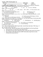 kiểm tra 1 tiết ly 8