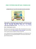 hướng dẫn cách thay giấy in hóa đơn cho máy in hóa đơn