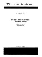 tiêu chuẩn quốc gia về thông gió điều hòa không khí tiểu chuẩn thiết kế