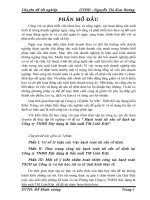 Chuyên đề tốt nghiệp Hạch toán tài sản cố định tại Công ty TNHH Xây dựng và Sản xuất TM Linh Kiệt