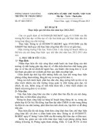 Kế hoạch thực hiện Qui chế dân chủ NH 2012-2013