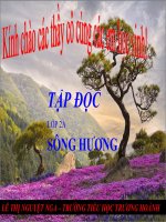 Tập đọc lớp 2- Bài Sông Hương TUẦN 26