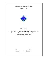 GD CD: GT Luật tố tụng hình sự