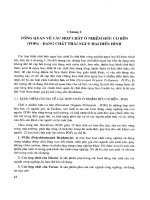 tổng quan về các hợp chất ô nhiễm hữu cơ bền,dạng chất thải nguy hai điển hình