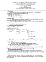 Chuyên đề Bồi dưỡng TV lớp 4