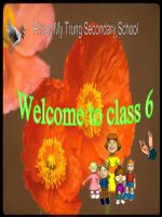 English 6- Unit 13 : A1- A2