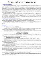 ÔN tập môn tư TƯỞNG HCM
