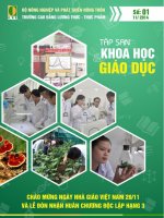 tập san khoa học và giáo dục