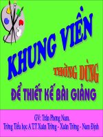 Khung viền thiết kế bài giảng