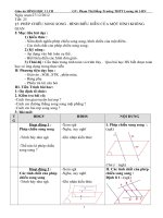 Giáo án HH11CB KII đã chỉnh sửa chi tiết