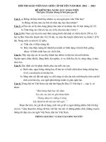 ĐỀ THI GVDG (2012 - 2013)HUYỆN HƯNG NGUYÊN - NGHỆ AN