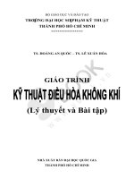 giáo trình kỹ thuật điều hòa không khí