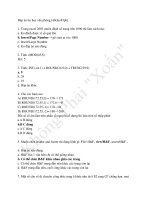 Đề lý thuyết Tin trẻ bảng B