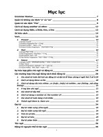 Tổng hợp văn phạm TOEFL cơ bản nhất