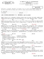 đề thi thử 2013