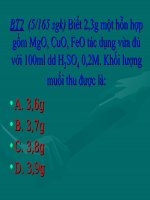 BAI TAP LUYEN TAP SAT VA HOP CHAT