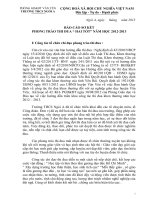 Báo cáo thi đua hai tốt.