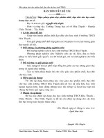 de tai giao duc pham chat, dao duc hoc sinh THCS