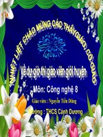 Tiet 34 TH : Cuu nguoi bi tai nan dien