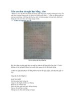 ĐƠN XIN NGHỈ HỌC BẰNG THƠ