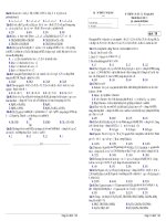 Đề thi thử lần 2 môn hóa học THPT Hồng Quang