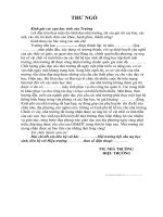 Thư kêu gọi con em thành đạt