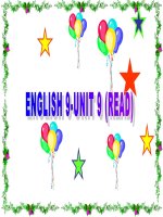 UNIT 9-ENGLISH 9 (READ)