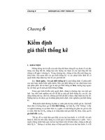chương 6 kiểm định giả thiết thống kê