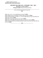 ĐỀ THI CÔNG NGHỆ 9 HKI