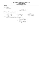 DE&DA KIEM TRA 45'''' GIAI TICH 11_CHUONG : GIOI HAN