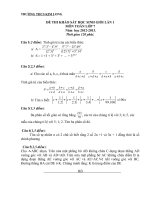 Đề thi khảo sát HSG toán 7 lần 1 năm 2012-2013